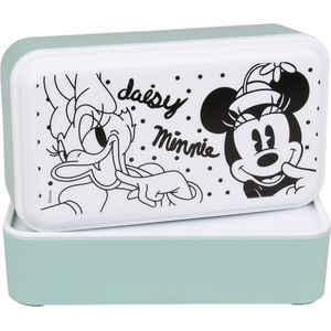 Minnie Mouse en Daisy Disney - 2x Mint vershouddoos, broodtrommel 18,5x5x5 cm