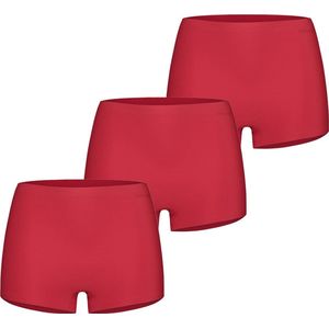 Ten Cate - Secrets - Dames Boxershort - Rood - 3-pack Voordeelverpakking