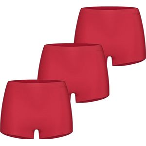 Ten Cate Secrets Short - 3-pack - Rood - Maat L - Naadloos ondergoed Dames