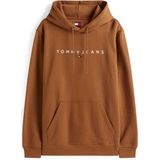 Tommy Jeans - Linear Logo - Hoodie - Katoenmix - Normale Pasvorm