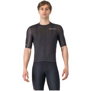 Unlimited - Entrata Jersey - Fiets Shirt - Zwart - Micro Threaded Stof