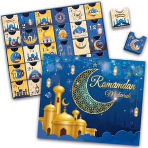 Equivera Adventskalender 2025 - Adventskalender - Ramadan Adventskalender - 30 Dagen Aftelkalender - 30 doosjes - Ramadan