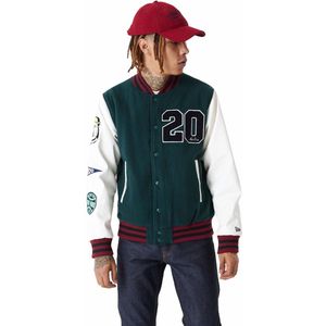 New Era - Lifestyle Varsity Jas - Donkergroen - L