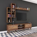 Emob- TV Meubel Wren TV-meubel | 100% Gemelamineerd | Notelaar | x48 - 180cm - Bruin