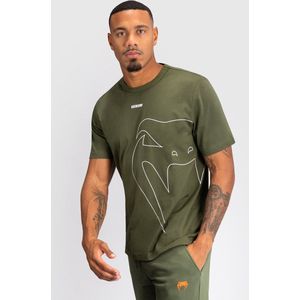 Venum Giant Connect T-shirt Katoen Legergroen - S