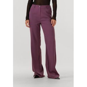 Ydence - Solange Tall - Broeken - Paars - Polyester - Hoge Taille