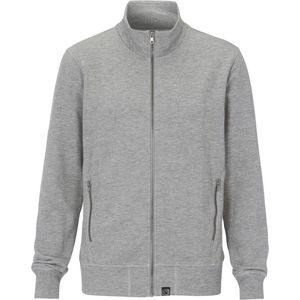 Cottover SWEATSHIRT FULL ZIP MAN - GOTS GECERTIFICEERD 141512 - Grijs Mêlee - L