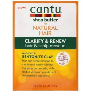 cantu shea butter for natural hair clarify &Renew hair &scalp masque 42g