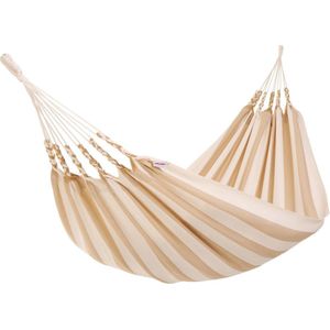 Naya Nayon Hangmat Cool Summer Sand Dubbel (2-persoons) - 160 x 340 cm - 100 % katoen - handgemaakt in Ecuador