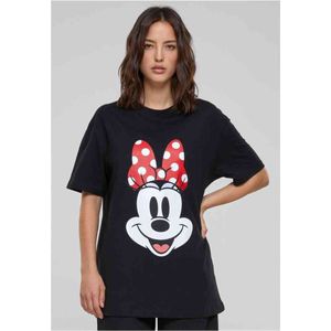 Merchcode Minnie Mouse - Disney 100 Minnie Smiles Dames T-shirt - 3XL - Zwart
