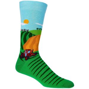 Sokken | grappige sokken dames | grappige sokken heren | happy socks printjes | thema tractor | maat 36-41 | per 2 paar