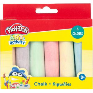 Play-doh Stoepkrijten Art & Activity Jumbo Junior 6 Stuks