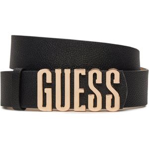 Guess Meridian Niet vertelbare Broek Riem - Zwart/Goud - Maat S