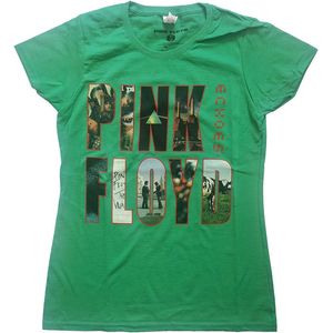 Pink Floyd - Echoes Album Montage Dames T-shirt - L - Groen