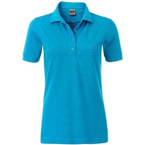 James and Nicholson Dames/dames Werkkleding Zak Polo (Turquoise)