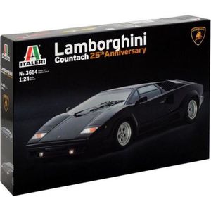 1:24 Italeri 3684 Lamborghini Countach - 25th Anniversary Plastic Modelbouwpakket