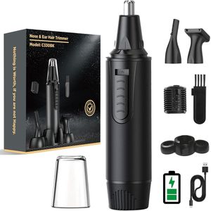 Solacis Neustrimmer - Oortrimmer - Neushaar trimmer - Neus tondeuse - Gezichtsverzorging - Mannen - Dames - Elektrisch - Grooming - Must have!