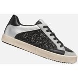 Blomiee - Sneakers - Zwart - Leerachtige Stof - Vetersluiting