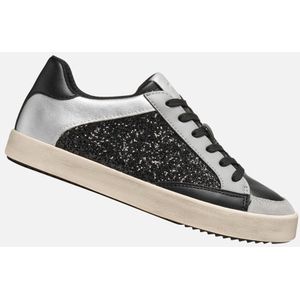 Blomiee - Sneakers - Zwart - Leerachtige Stof - Vetersluiting