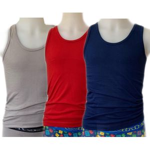 Embrator 3-stuks Jongens Hemdje mix1 maat 104/110