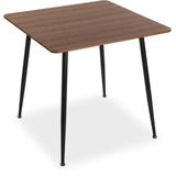 Eettafel Versa Iulia Hout Metaal Melamine Hout MDF 80 x 75 x 80 cm