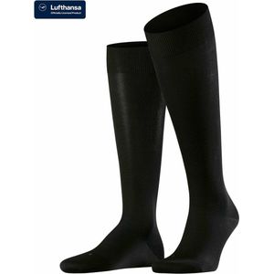 FALKE Energizing Cotton heren kniekousen - zwart (black) - Maat: 45-46