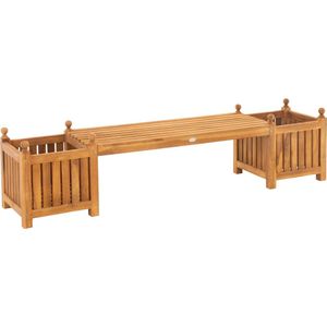 CLP Boston Teak bank - Bank voor tuinterras of balkon - Weerbestendige bank - teak