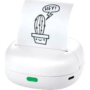 SILVERCREST® Pocketprinter - Mobiele fotoprinter - Printtechnologie: Thermisch met warmtewerking - Resolutie: 203 dpi - Altijd en overal printen - Compatibel met alle gangbare Android- en iOS-apparaten - Inktvrij printen in zwart wit