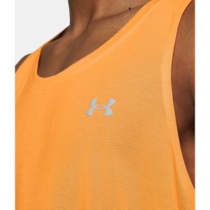 Under Armour Launch Mouwloos T-shirt Oranje XL Man