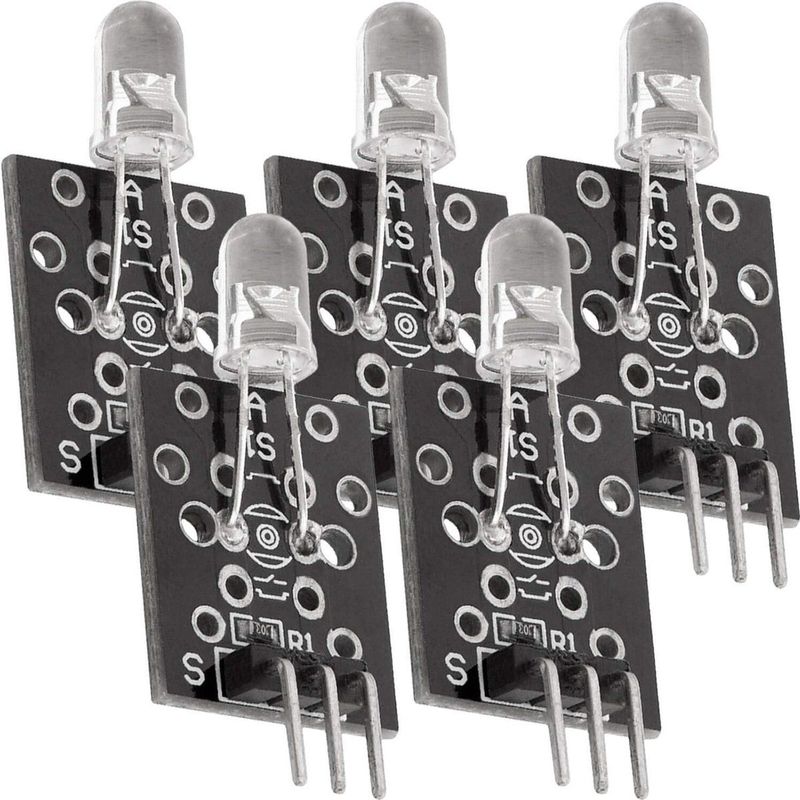 AZDelivery - KY-005 - Infraroodzendontvangermodule - 5 stuks - Compatibel met Arduino