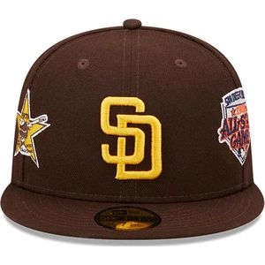 San Diego Padres Cooperstown Multi Patch Brown 59FIFTY Fitted Cap (7 1/2) XL