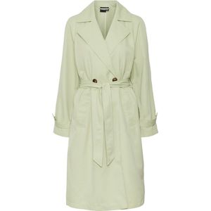 VERO MODA VMLOU LONG TRENCHCOAT NOOS Dames Trenchcoat Reseda - Maat L