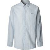 Pepe Jeans - PM309028 Armando - Overhemd - Blauw - Lange Mouwen - Casual