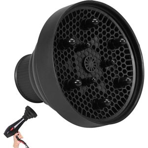 Diffuser fohn opzetstuk universal – Universeel siliconen voor krullen universele voor borstel - Alleen op Föhns met ronde uiteinde die 4-4,5cm groot is