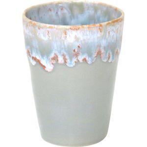 Set van 8 Costa Nova Casafina - servies - latte kopje - Grespresso grijs - aardewerk - H 12 cm