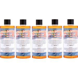 Handzeep Sweet Orange & Cedarwood 500 ml - set van 5 stuks - Voordeelverpakking