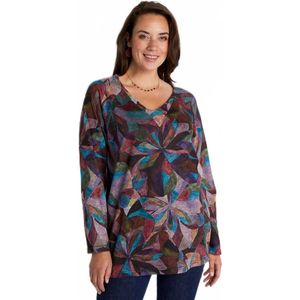 Halflang uitlopend raglan T-shirt