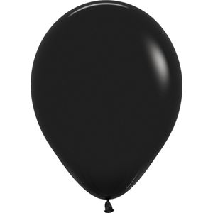 Sempertex Ballonnen Fashion Black | 50 stuk | 5 inch | 13cm | Miniballonnen