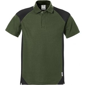 Fristads Poloshirt 7047 Phv - Legergroen/zwart - XL