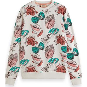 Scotch & Soda All-over print sweatshirt Heren Trui - Maat S