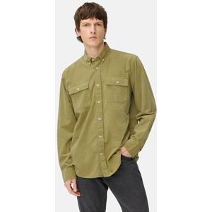 camel active - Hemd - Mossteen - Lange Mouwen - Opgestikte Zakken