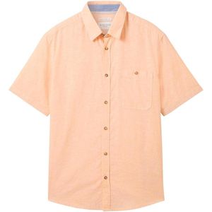 Tom Tailor Overhemd Katoenen Overhemd Met Korte Mouwen 1042351xx10 31200 Mannen Maat - M