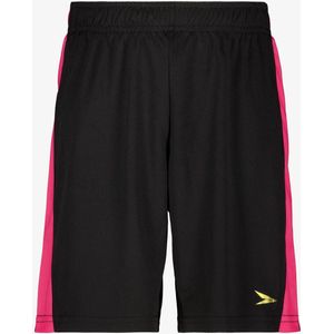 Dutchy kinder voetbalshort zwart roze - Maat 176