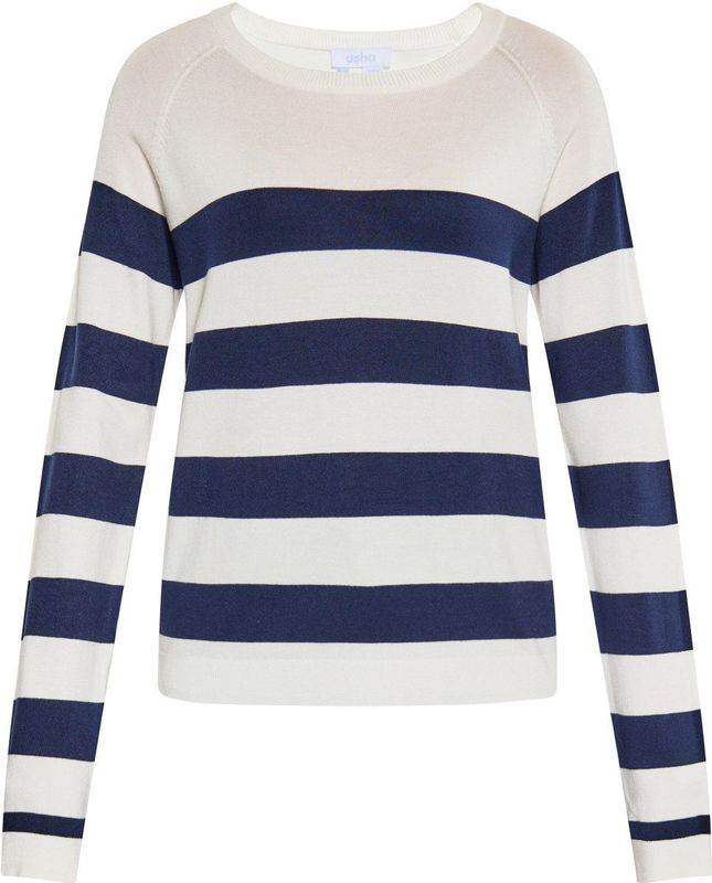 usha - Pullover - Gestreept - Casual - Lange Mouwen