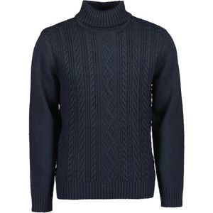 Blue Seven heren trui - coltrui heren - navy - 376433 - maat XXL
