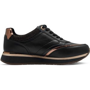 Tamaris Core Dames Sneakers - BLACK/COPPER - Maat 36