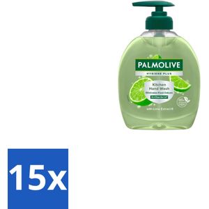 Palmolive - Handzeep - Met Pomp - Hygiëne Plus Kitchen - 300ml - Bulkverpakking - 15 stuks