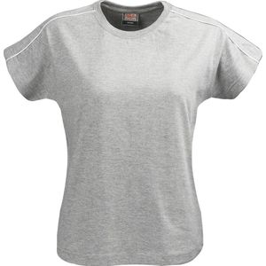 Printer T-SHIRT BIKE LADY 2264012 - Grijs Mêlee - L