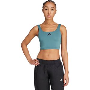 adidas - Performance Power Light Support - Sportbeha - Groen