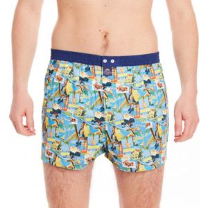 McAlson Heren Boxershort Cöte D'Azur Blue Blauw XL